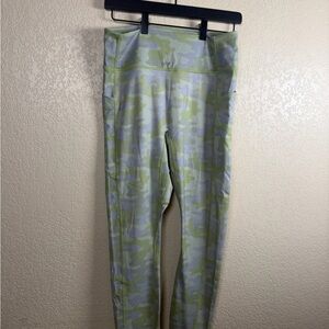 Fabletics Camouflage Jeggings - Green and Gray